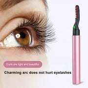 Visland Women Electric Eyelash Curler, Portable Quick Heated Painless Long Lasting Eyelash Curler 1PC